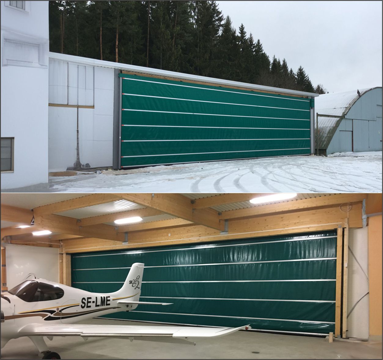 Personal Aircraft Hangar Door